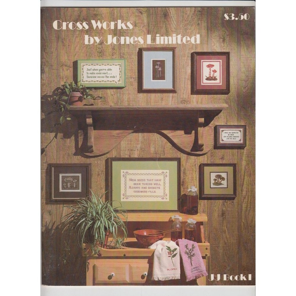 Cross Works Jones Limited Cross Stitch Patterns JJ Book 1